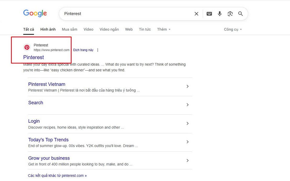Sử dụng Pinterest cho quảng cáo ô tô được yêu thích