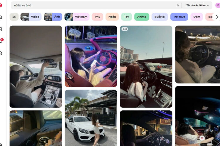 Quảng cáo ô tô trên Pinterest mang lại kết quả như kỳ vọng