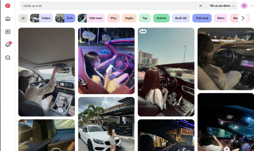 Quảng cáo ô tô trên Pinterest mang lại kết quả như kỳ vọng