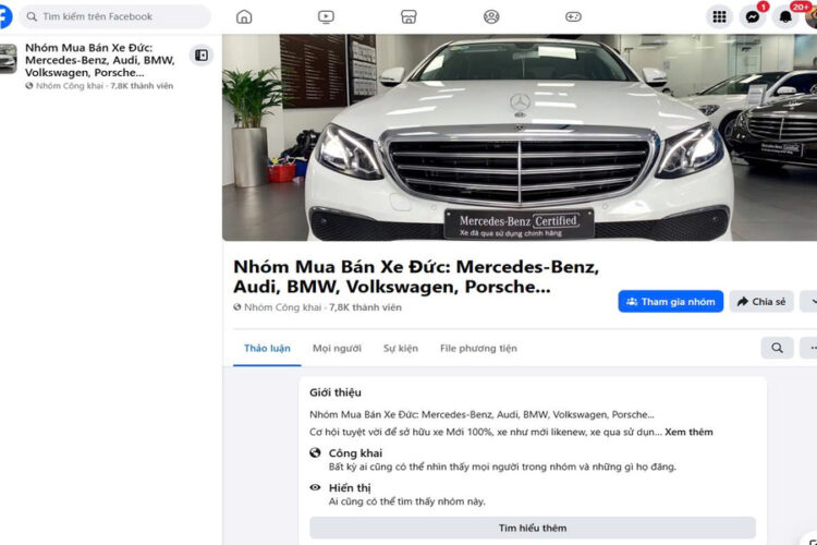 Quảng cáo xe ô tô trên Forum & Group cộng đồng hiệu quả