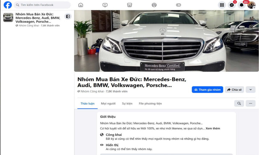 Quảng cáo xe ô tô trên Forum & Group cộng đồng hiệu quả