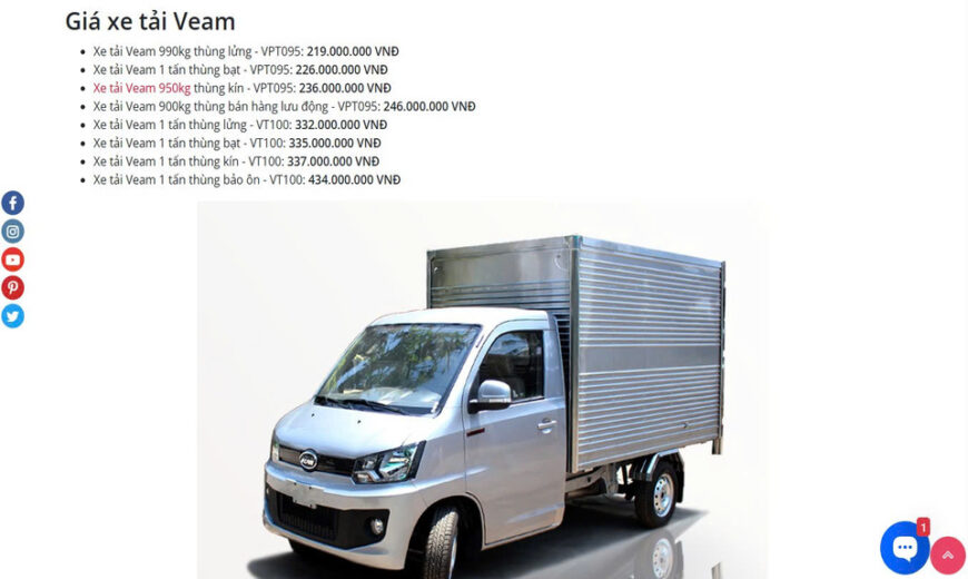 Xây dựng nội dung quảng cáo xe tải hiệu quả giúp chốt đơn nhanh