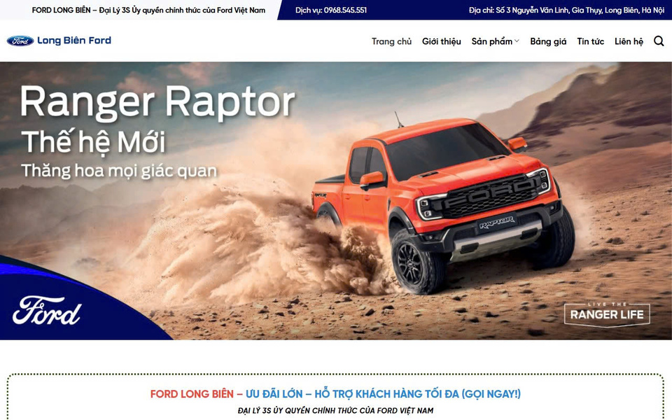 Cấu trúc chuẩn của một landing page bán xe chuyển đổi cao