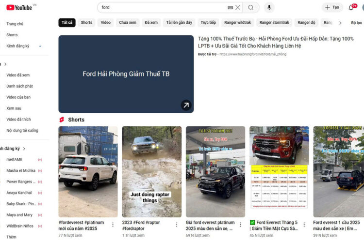 YouTube: Hướng dẫn làm video quảng cáo ô tô triệu view