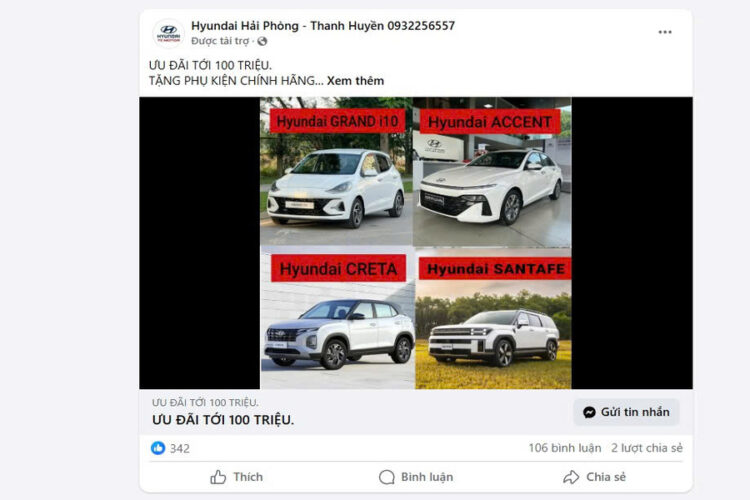 Copywriting quảng cáo ô tô có vai trò quan trọng