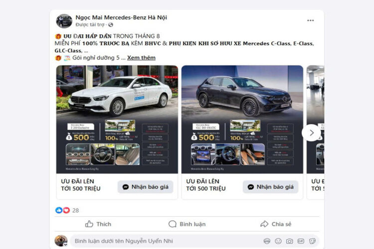 Chiến thuật xây dựng câu chuyện bán xe hiệu quả