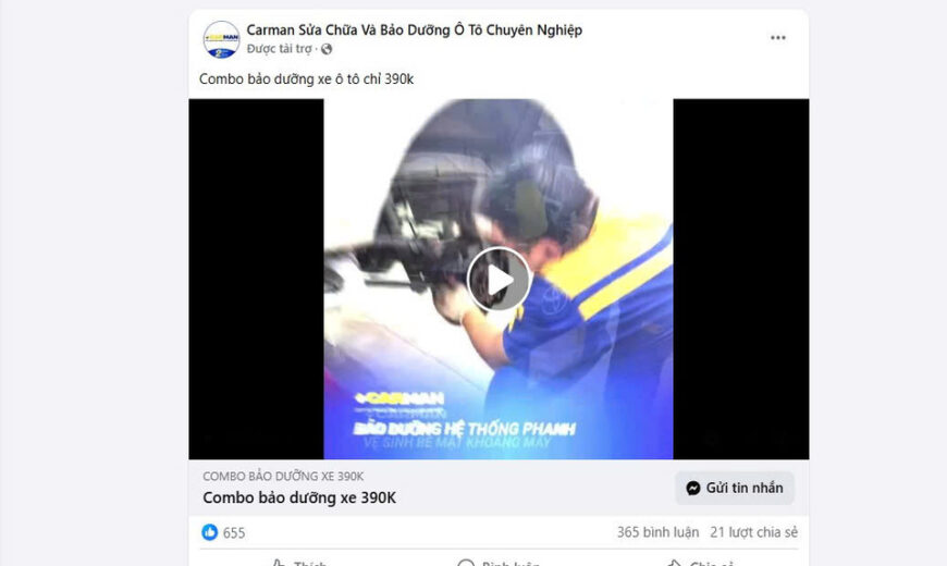 Chiến lược quảng cáo dịch vụ bảo dưỡng ô tô hiệu quả