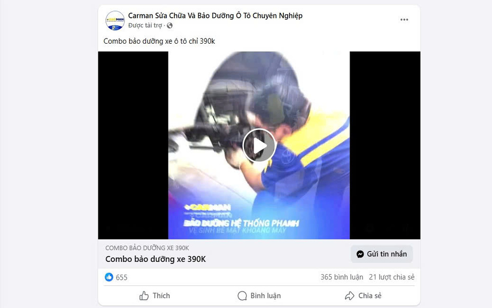 Chiến lược quảng cáo dịch vụ bảo dưỡng ô tô hiệu quả