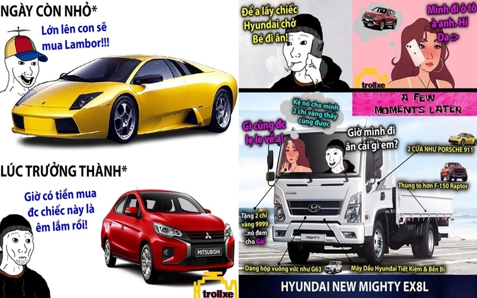 Quảng cáo ô tô bằng Meme & Humor là xu hướng mới