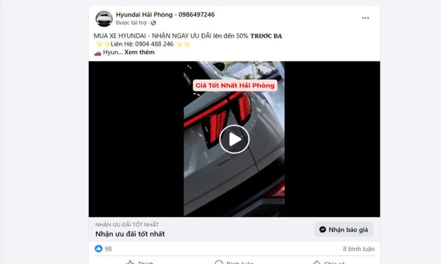 Kênh quảng cáo phù hợp để đẩy xe đã dừng bán