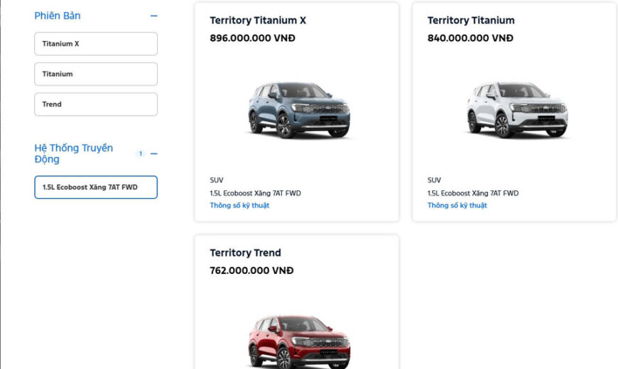 Danh sách mẫu xe chạy dịch vụ phổ biến hiện nay