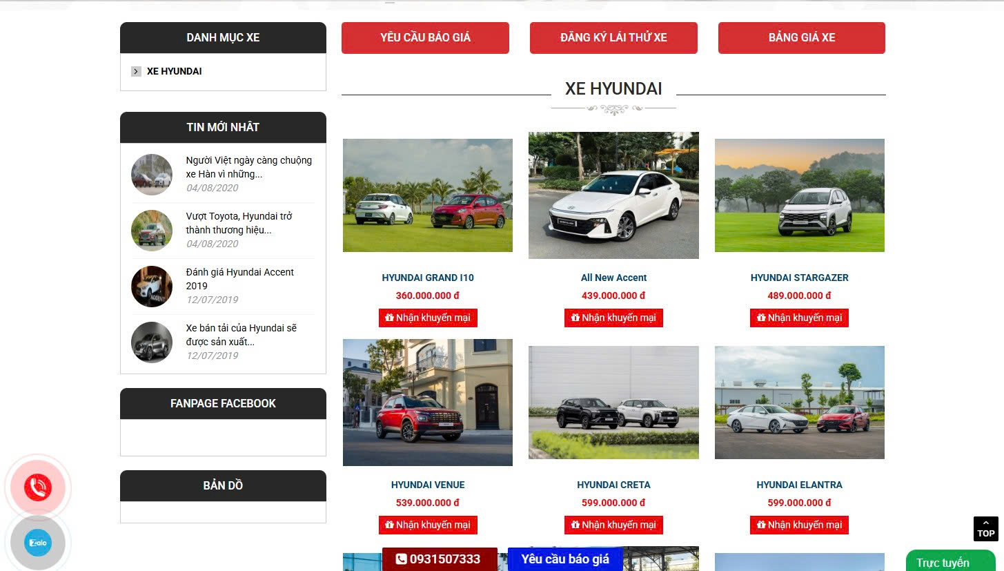 Các tiêu chí so sánh xe ô tô mới nhất