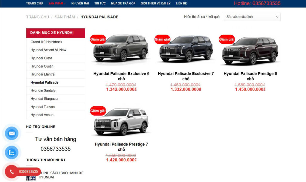 So sánh xe ô tô giúp khách hàng có thêm lựa chọn